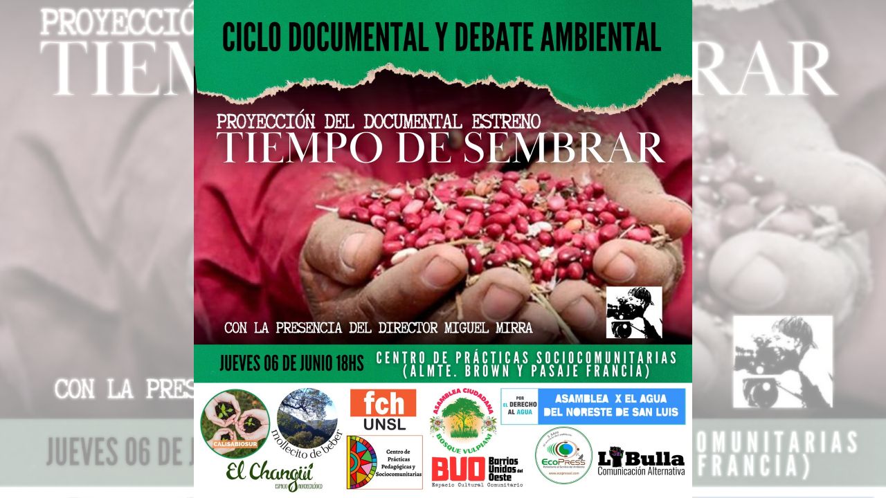 Ciclo de documental y debate ambiental en San Luis